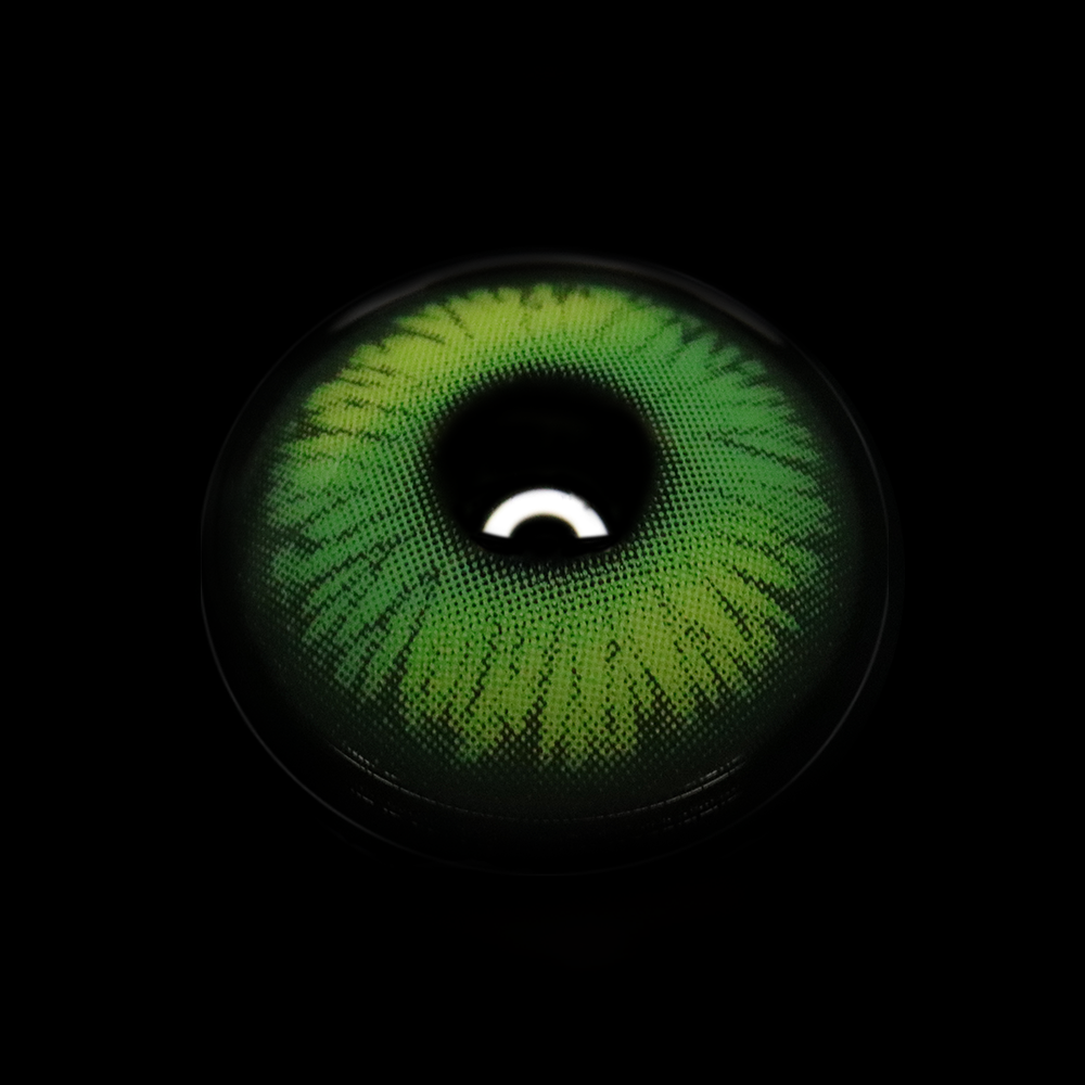 Cosplay Butterfly Green Coloured Contact Lenses